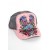 Hot Ed Hardy Rose Web Multi Dragon Embroidered Cap - Pink