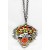 Hot Ed Hardy Tiger Printed Color Necklace