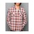Hot Ed Hardy Big Plaid Studded And Embroidered Shirt - Red