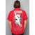 Hot Ed Hardy White Tiger Rope Embroidery Shirt - Red