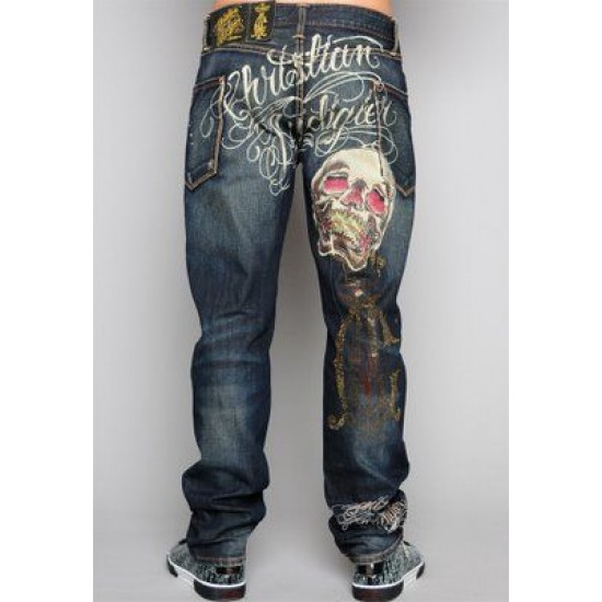 Hot Christan Audigier Men jeans,cool Ed Hardy Jeans