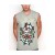 Hot Ed Hardy Dagger Skulls And Snakes Platinum Muscle Tee