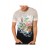 Hot Ed Hardy Wave Collage Specialty Tee - Lilac