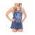 Hot Ed Hardy Koi Gathered Racer Rompers - Blue