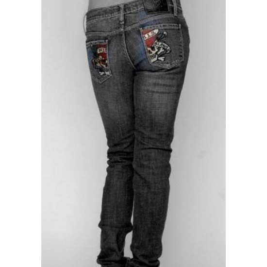 Hot Ed Hardy Women jeans,Womens Jeans Colorful And Fashion