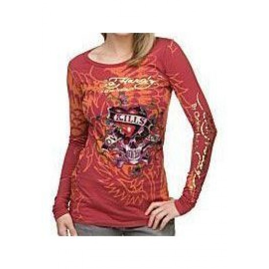 Hot Ed hardy Women Long sleeve,attractive price
