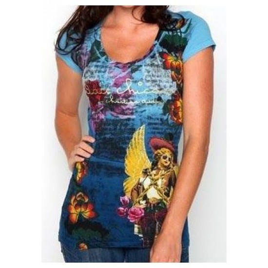 Hot 2010 New Paco Chicano Women Tee,Ed Hardy T Shirts cologne