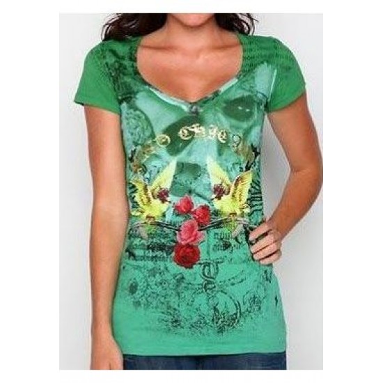 Hot 2010 New Paco Chicano Women Tee,Ed Hardy T Shirts online shop fashion